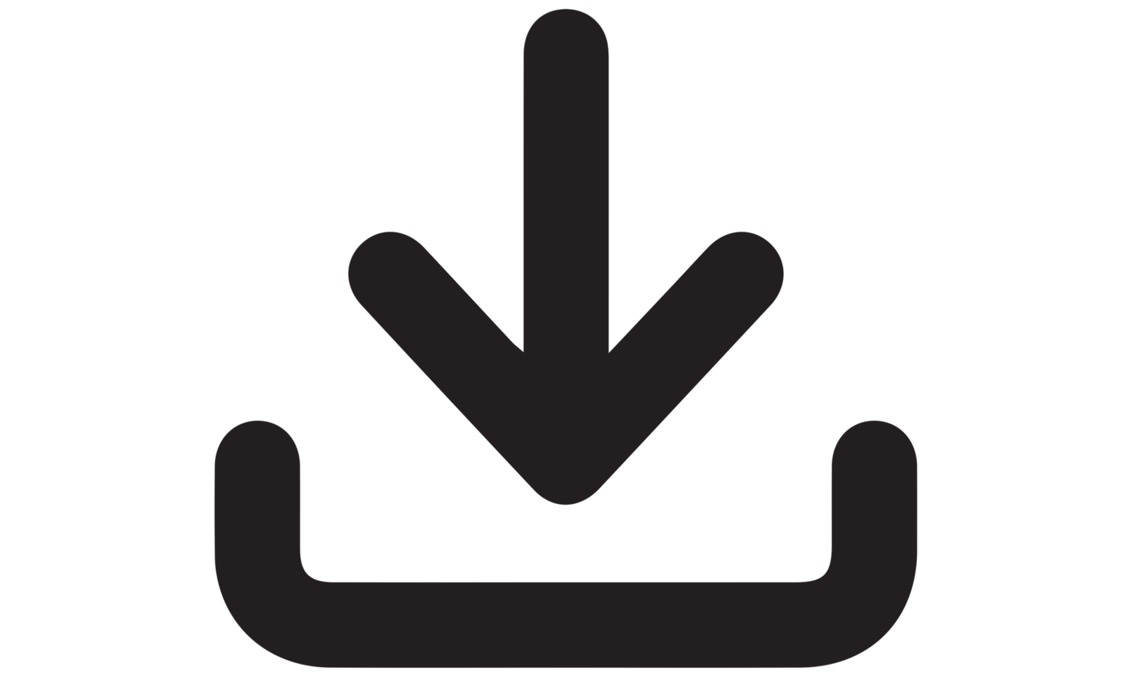 Download button on transparent background free png