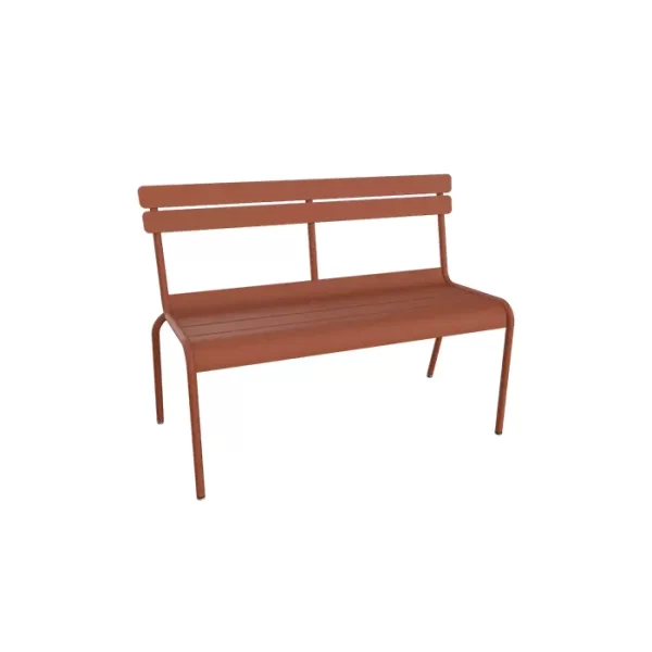 Luxembourg Bench with Backrest