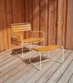 Surprising Teak Low Stool / Footrest - Image 3