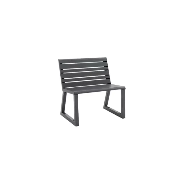H24 Single Bench with Backrest