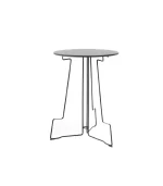 Tiki ⌀90 High Dining Table