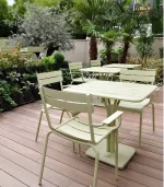Luxembourg Pedestal 80x80 Dining Set - Image 4