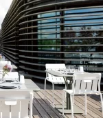 Luxembourg Pedestal 80x80 Dining Table - Image 3