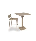 Luxembourg Pedestal 80x80 High Dining Table - Image 4