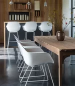 Lecio ex captain sliding dining chair 3