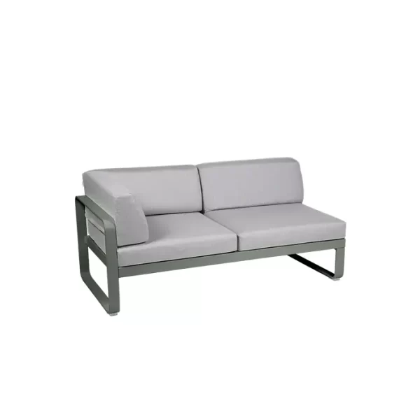 Lecio fermob bellevie club sofa left side 2 seater 1
