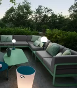 Lecio fermob bellevie club sofa left side 2 seater 3