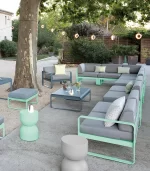 Lecio fermob bellevie club sofa left side 2 seater 4