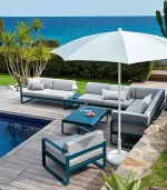 Lecio fermob bellevie club sofa left side 2 seater 5