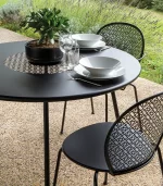 Lecio fm lorette ⌀110 dining table 3