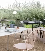 Lecio fm lorette ⌀110 dining table 4