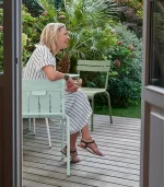 Lecio fm stripe dining chair 3