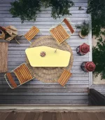 Lecio fm surprising teak lounge set 3