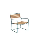 Lecio fm surprising teak low armchair 1