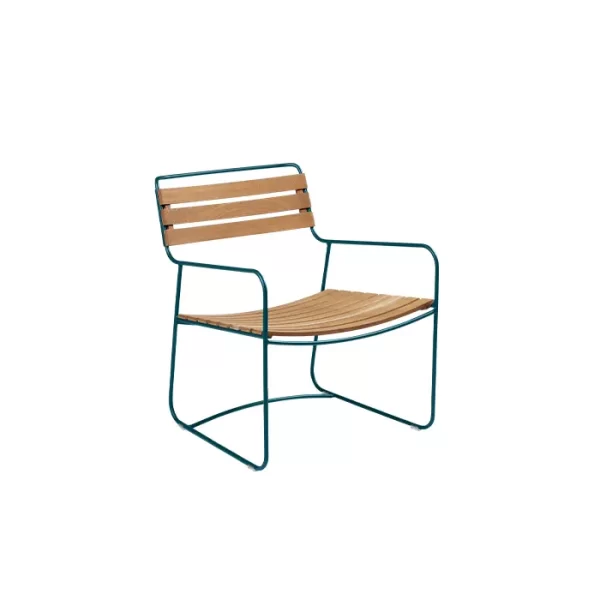 Lecio fm surprising teak low armchair 1