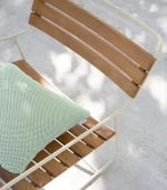 Lecio fm surprising teak low armchair 6